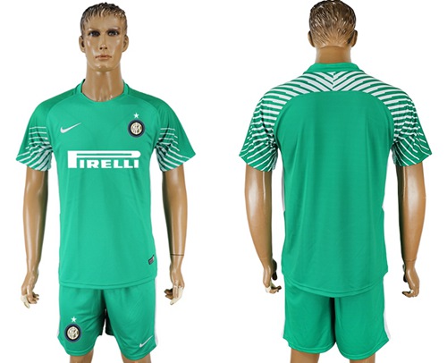 Inter Milan Blank Green Goalkeeper Soccer Club Jersey