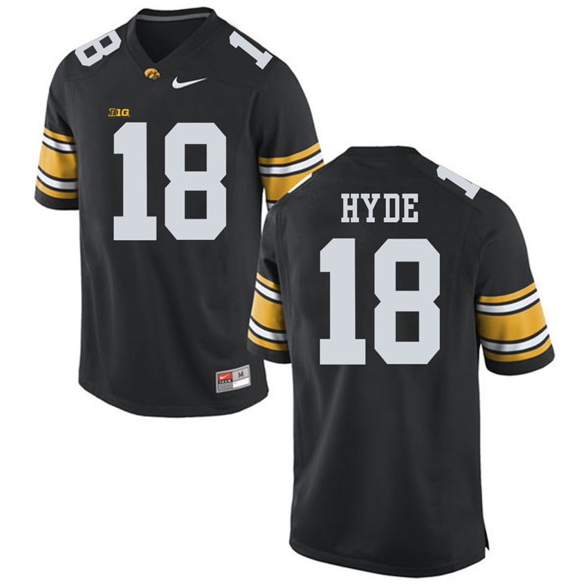 Iowa Hawkeyes Black Micah Hyde Player Football Jersey