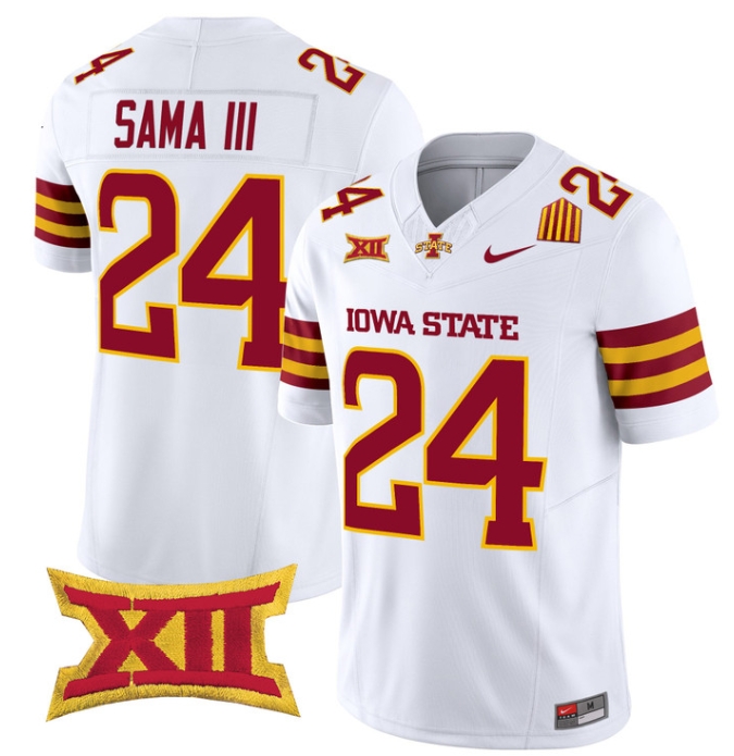 Iowa State Cyclones 2024 Vapor Limited Football  Jersey - All Stitched   #24 ABU SAMA III