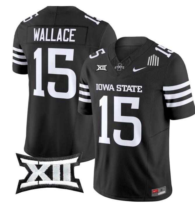 Iowa State Cyclones 2024 Vapor Limited Football  Jersey - All Stitched  #15 SENECA WALLACE