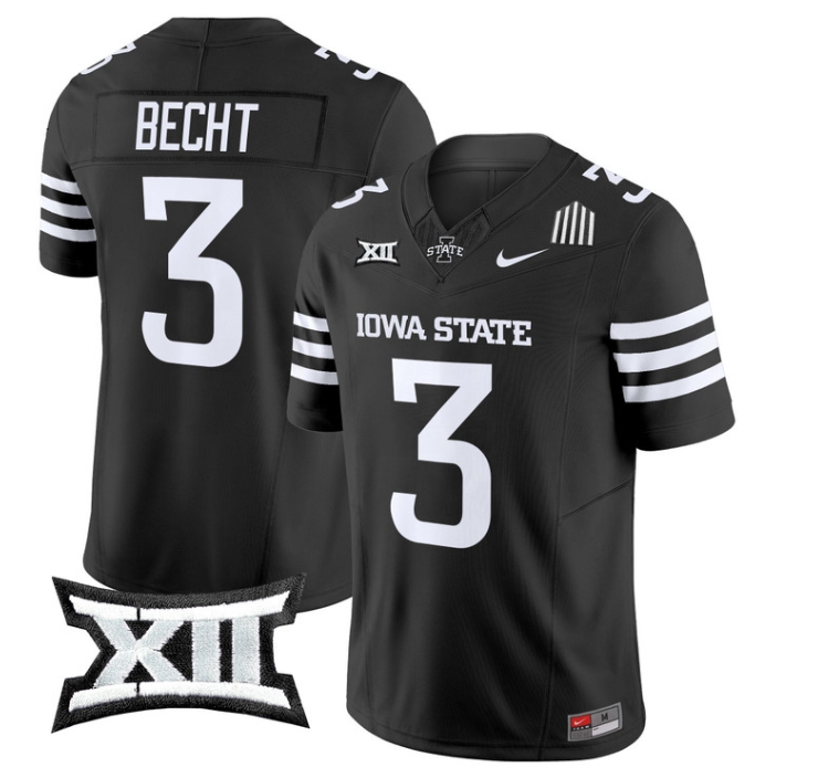 Iowa State Cyclones 2024 Vapor Limited Football  Jersey - All Stitched  #3 ROCCO BECHT