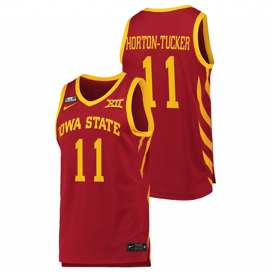 Iowa State Cyclones Talen Horton-Tucker College Basketball Cardinal Alumni Jersey Men