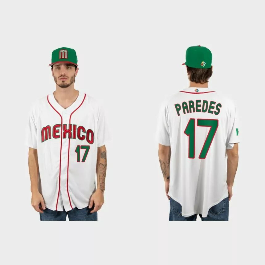 Isaac Paredes Mexico Baseball 2023 World Baseball Classic Jersey – White