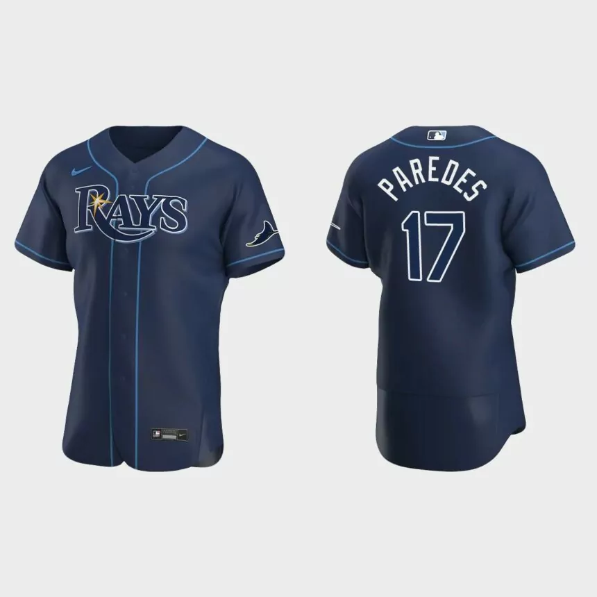Isaac Paredes Tampa Bay Rays Authentic Alternate Jersey – Navy
