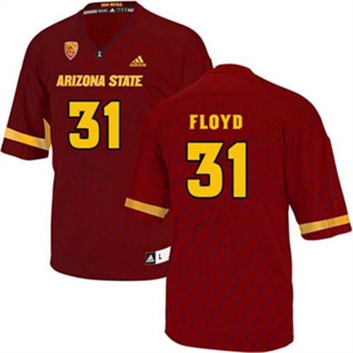 Isaiah Floyd Arizona State Sun Devils Men's Jersey - #31 NCAA Maroon Stitched Authentic