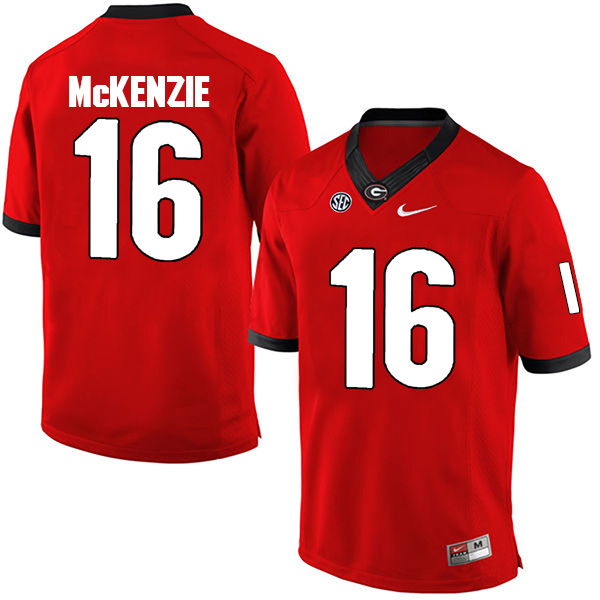 Isaiah McKenzie Georgia Bulldogs Men's Jersey - #16 NCAA Red Limited Home