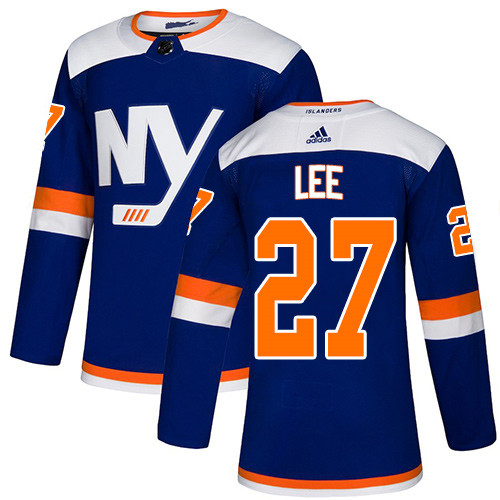 Islanders #27 Anders Lee Blue Alternate Authentic Stitched Hockey Jersey