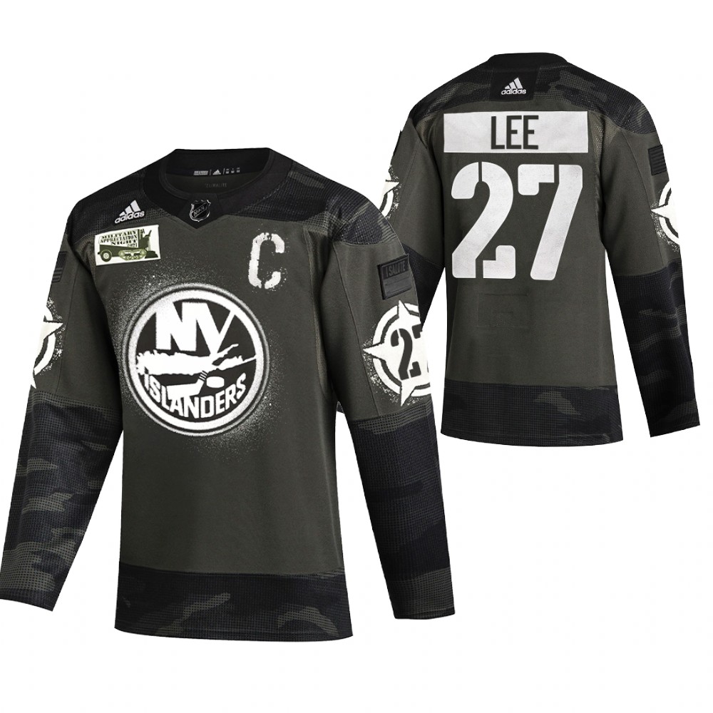 Islanders Anders Lee Camo 2021 Military Night Authentic Limited Jersey