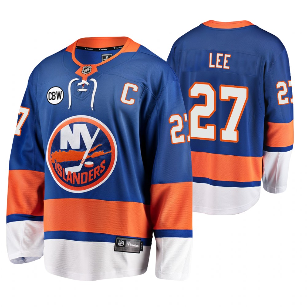 Islanders Anders Lee Royal Premier Player Home Jersey
