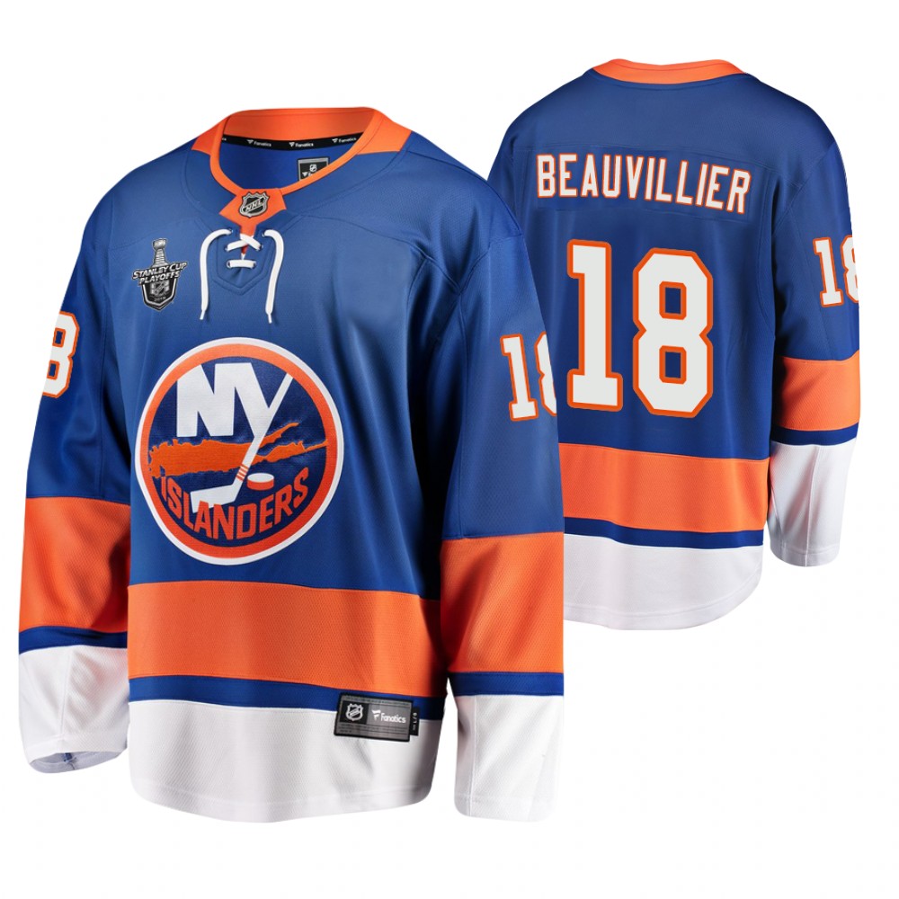 Islanders Anthony Beauvillier Royal Breakaway Player Stanley Cup Playoffs Jersey