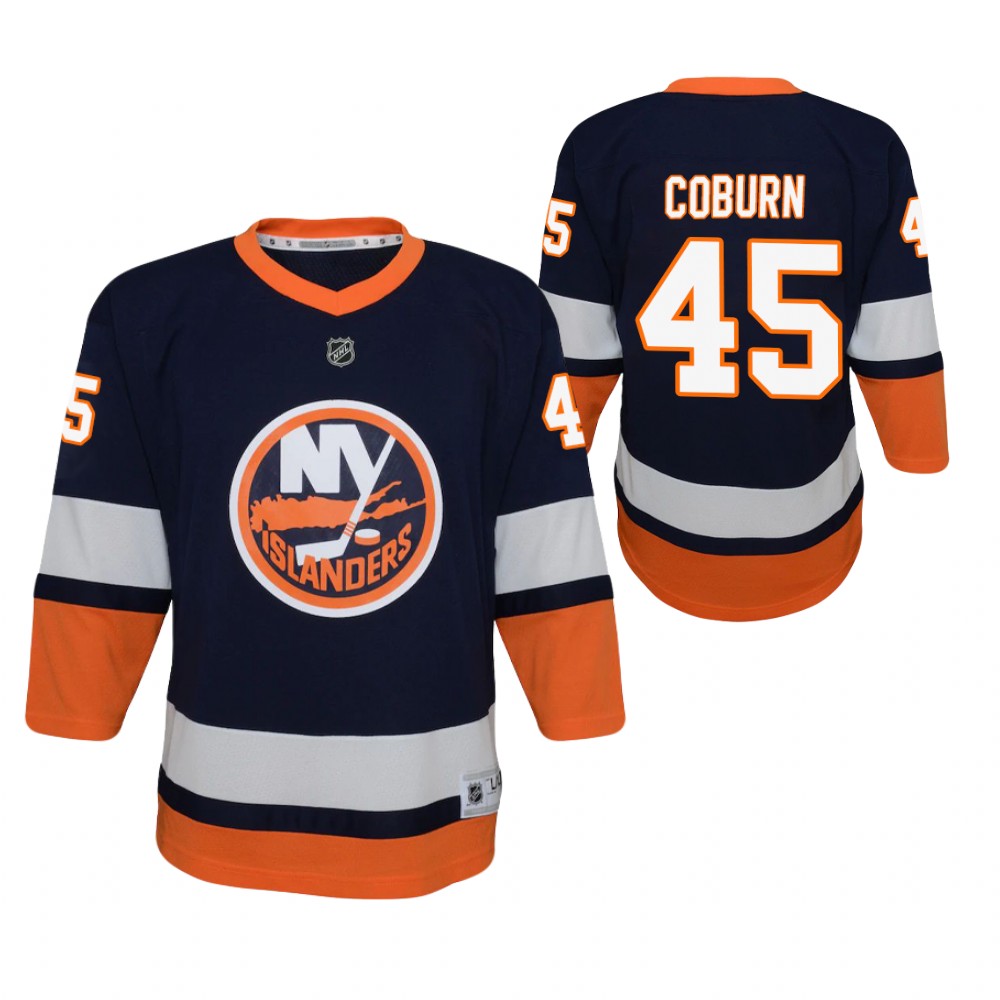 Islanders Braydon Coburn 2021 Reverse Retro Jersey Youth
