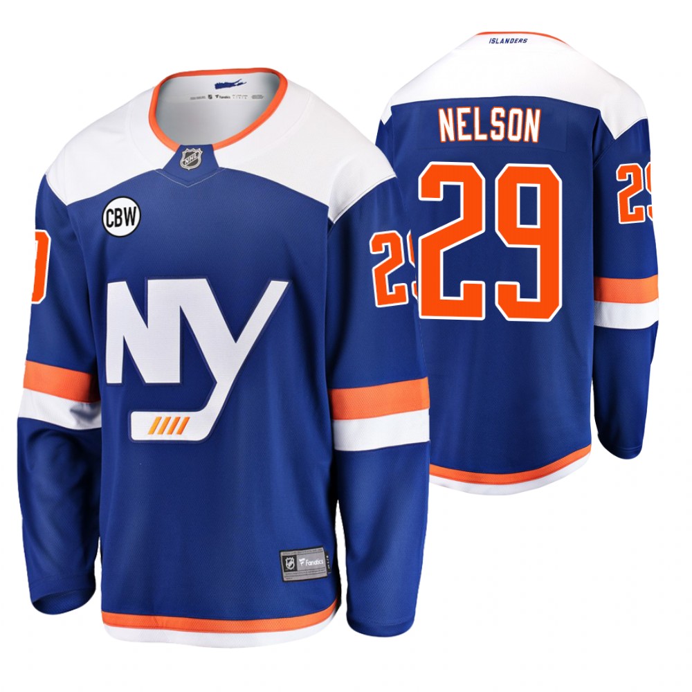 Islanders Brock Nelson Blue Player Alternate Jersey Men's