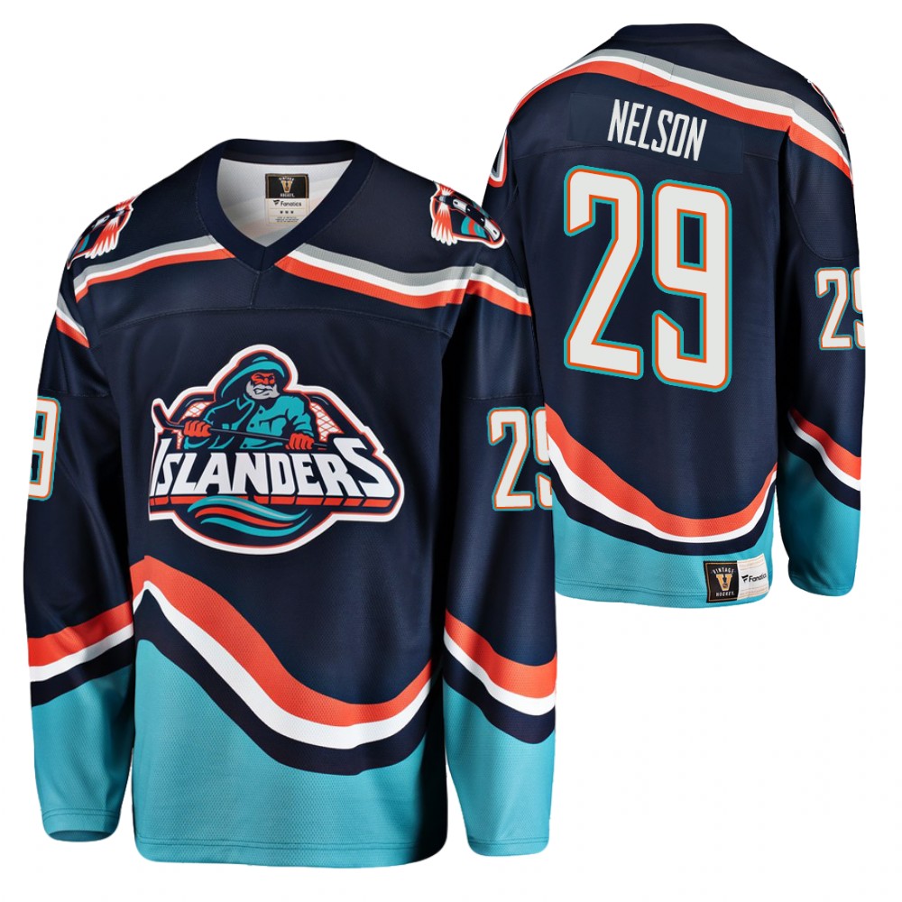 Islanders Brock Nelson Navy Premier Player Heritage Jersey