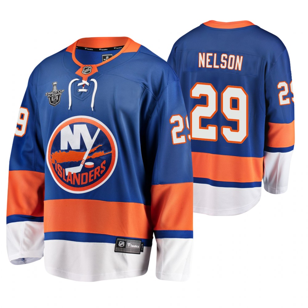 Islanders Brock Nelson Royal Breakaway Player Stanley Cup Playoffs Jersey