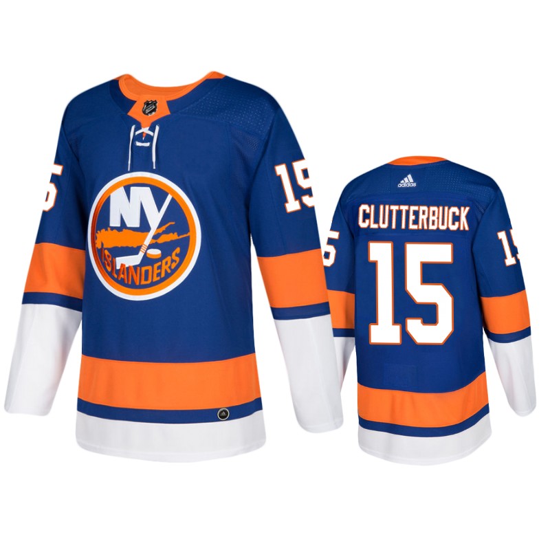 Islanders Cal Clutterbuck Blue Home Jersey