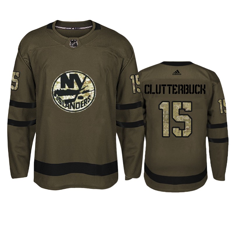 Islanders Cal Clutterbuck Camo Military Jersey