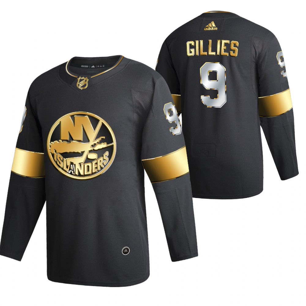 Islanders Clark Gillies Golden Edition Black Commemorative Jersey