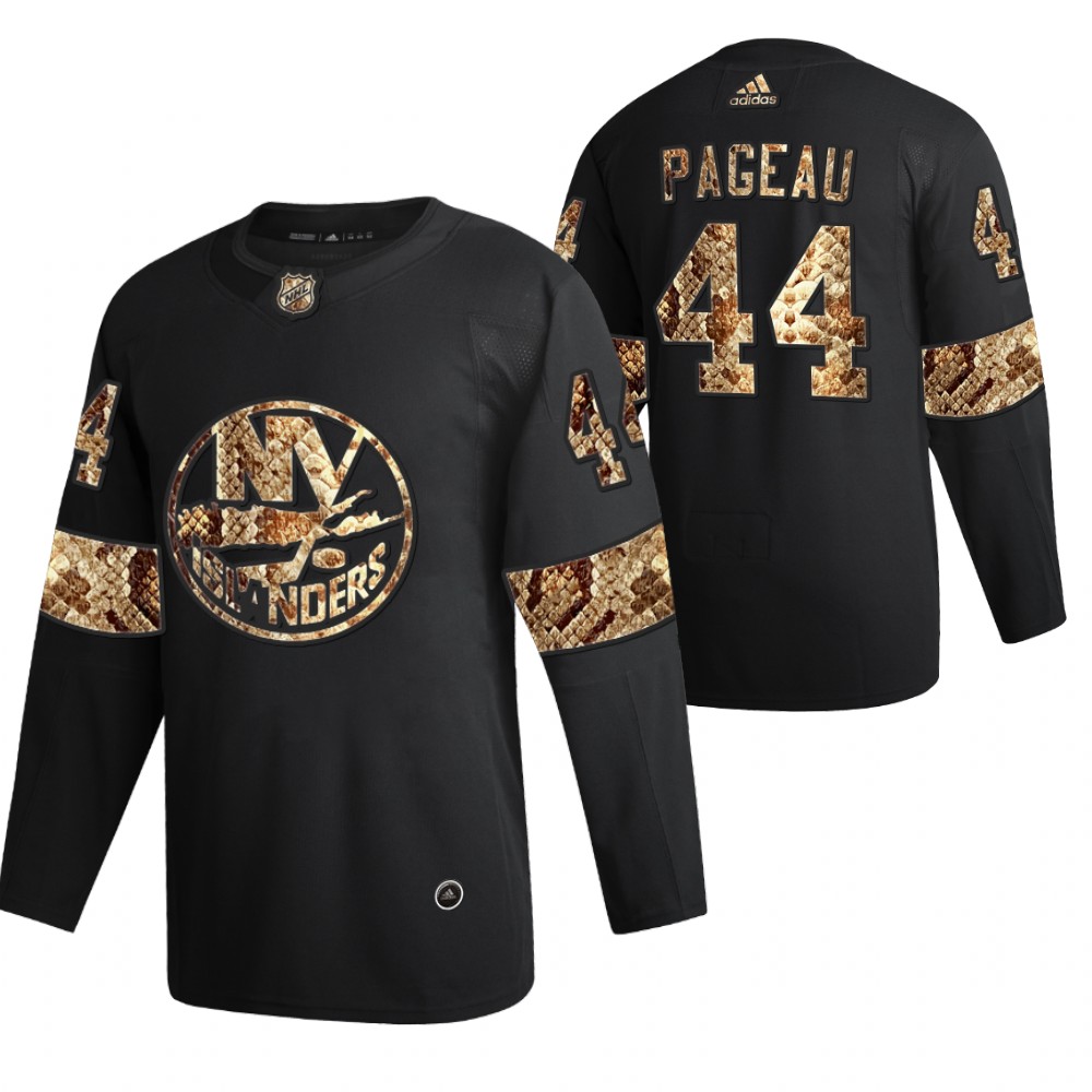 Islanders Jean-Gabriel Pageau Python Skin Black 2021 Exclusive Edition Jersey