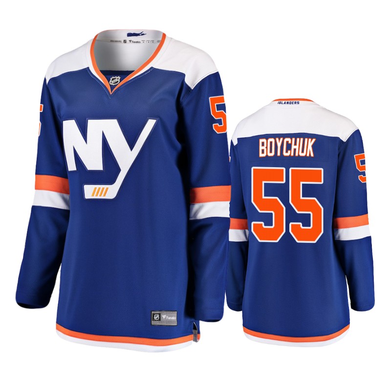 Islanders Johnny Boychuk Blue Fanatics Alternate Jersey