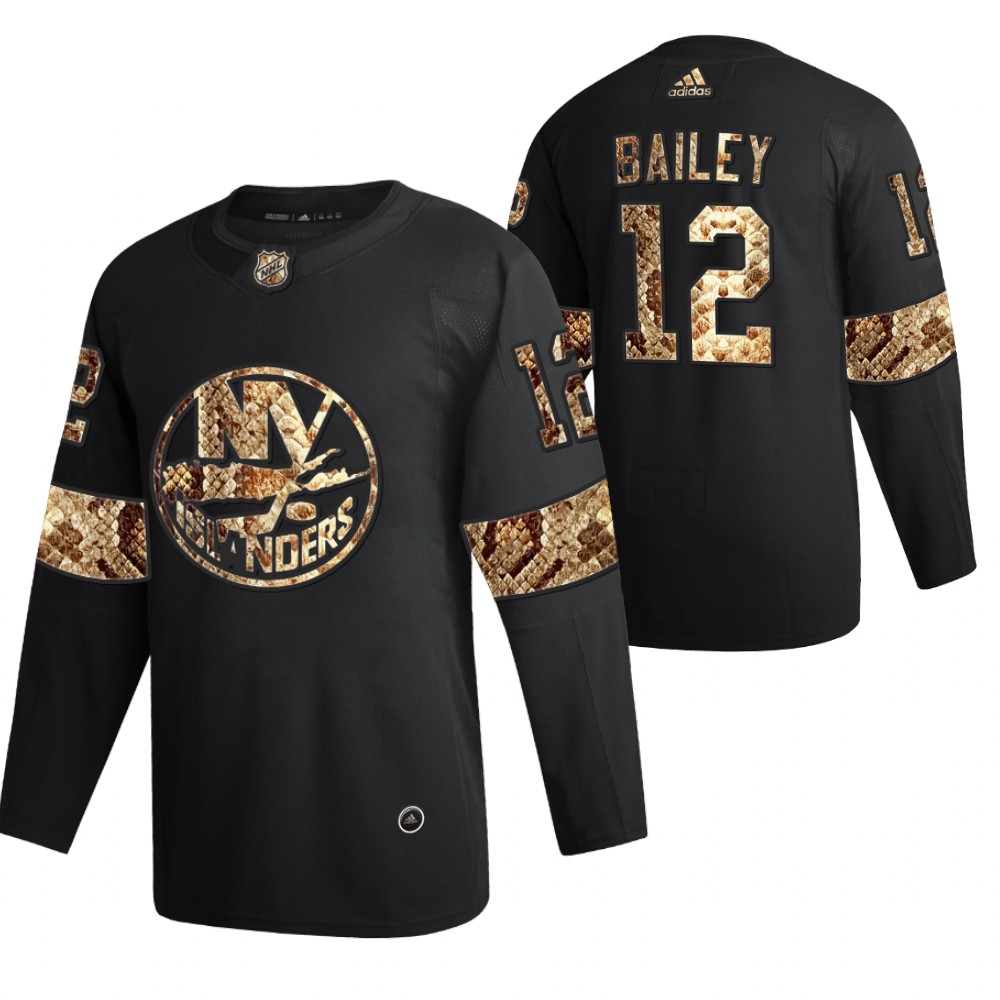 Islanders Josh Bailey Python Skin Black 2021 Exclusive Edition Jersey