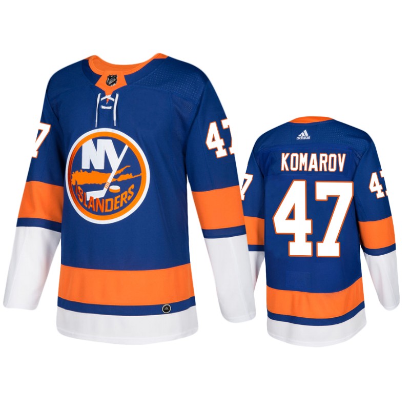 Islanders Leo Komarov Blue Home Jersey
