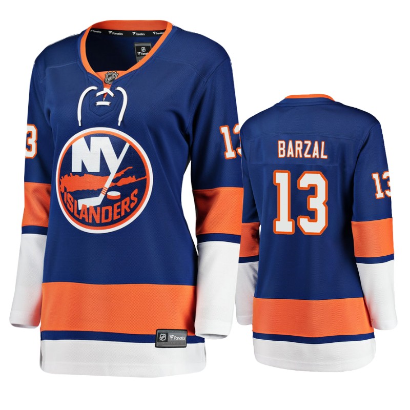 Islanders Mathew Barzal Royal Breakaway Player Home Jersey