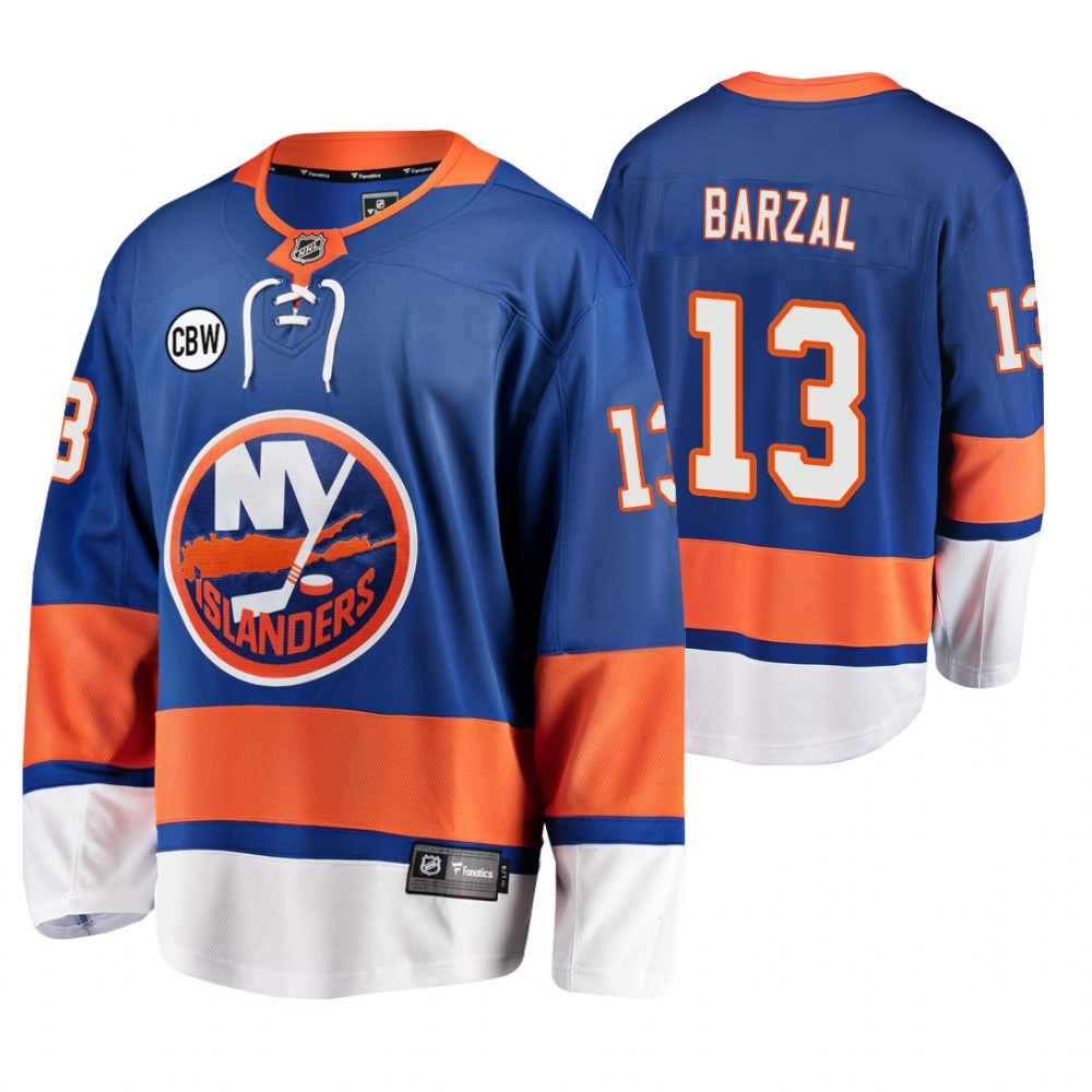 Islanders Mathew Barzal Royal Premier Player Home Jersey
