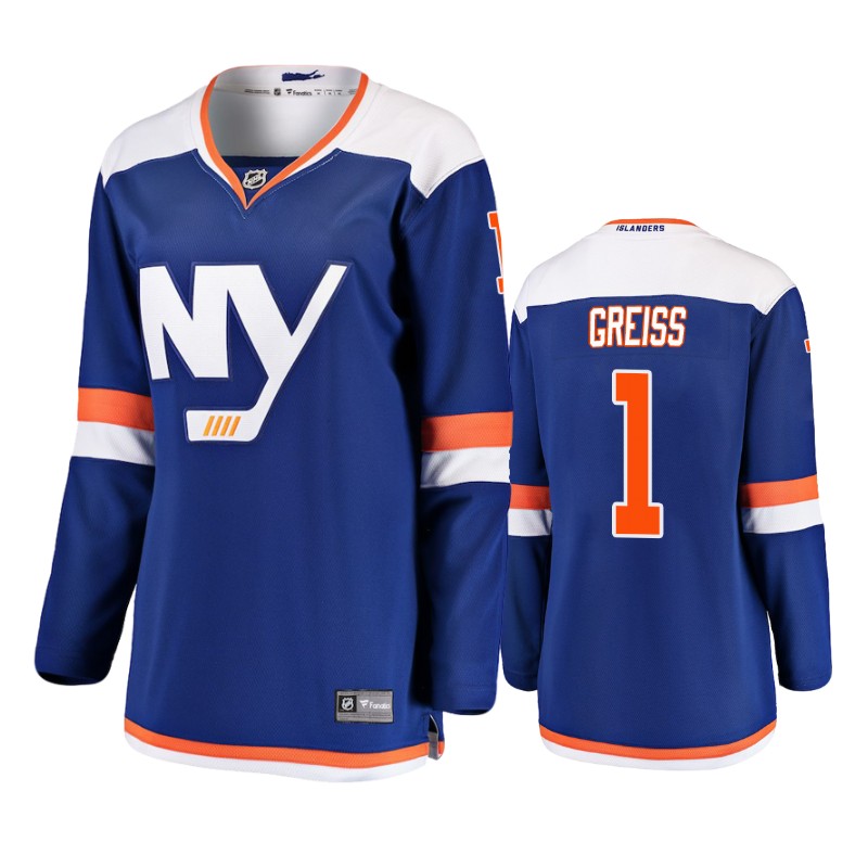 Islanders Thomas Greiss Blue Fanatics Alternate Jersey