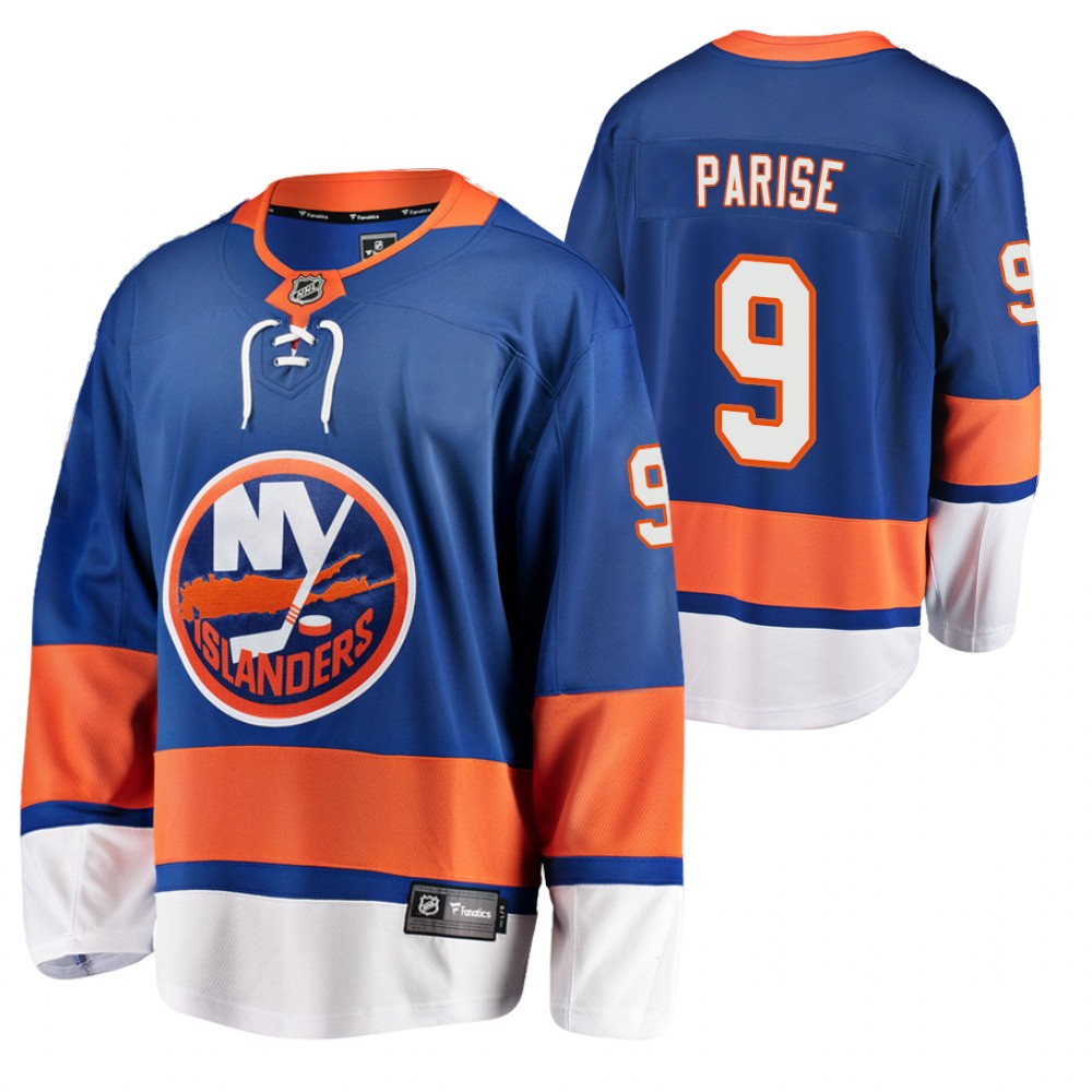 Islanders Zach Parise Jersey Home Royal Men