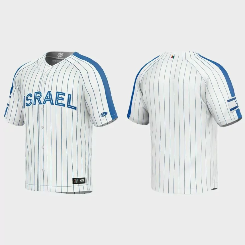 Israel Baseball 2023 World Baseball Classic Jersey – White