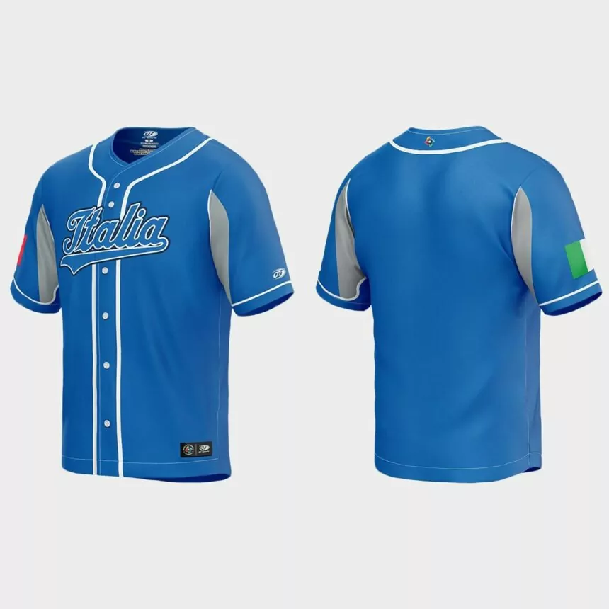 Italy Baseball 2023 World Baseball Classic Jersey – Royal