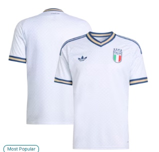 Italy National Team adidas 2026 Away Replica Jersey - Light Blue