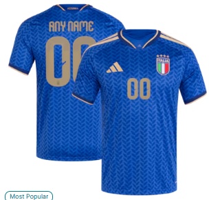 Italy National Team adidas FIFA x World Cup 2026 Home Replica Custom Jersey - Blue