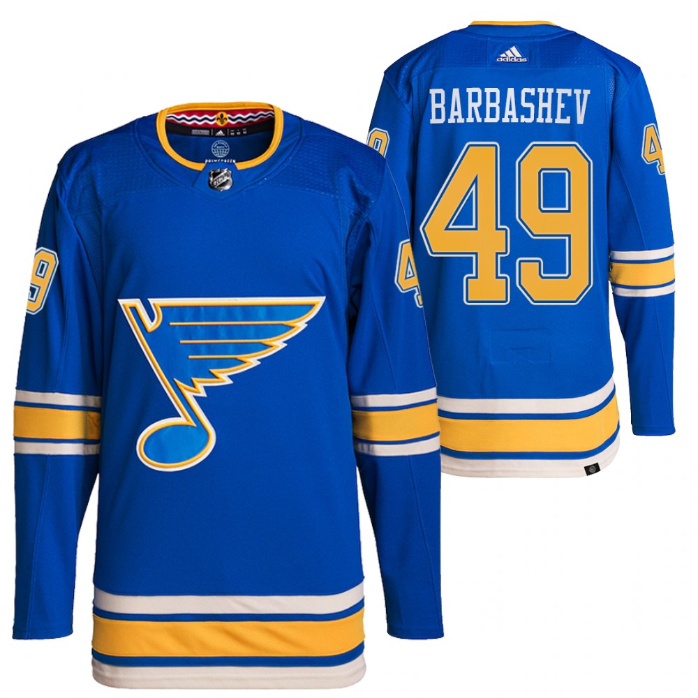 Ivan Barbashev St. Louis Blues Blue Authentic Pro Alternate Jersey