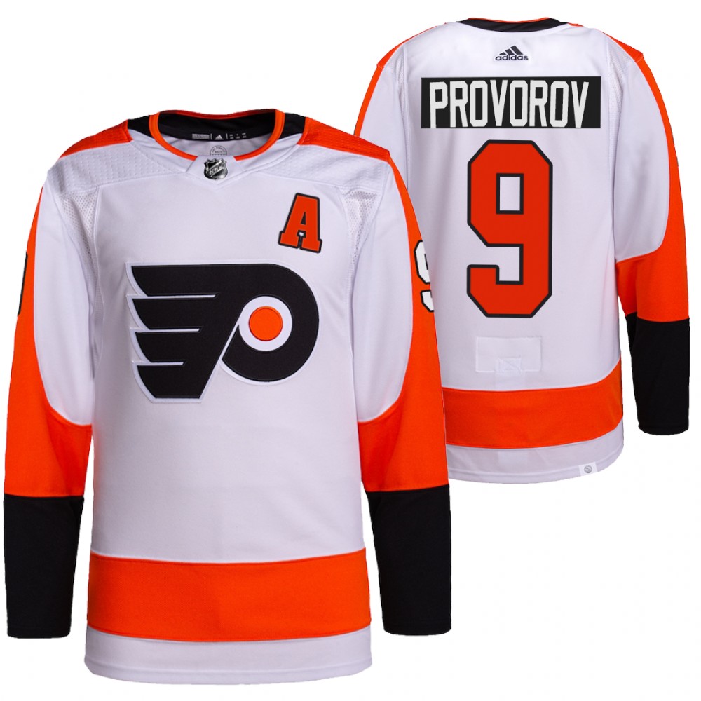 Ivan Provorov Philadelphia Flyers White Authentic Pro Away Jersey