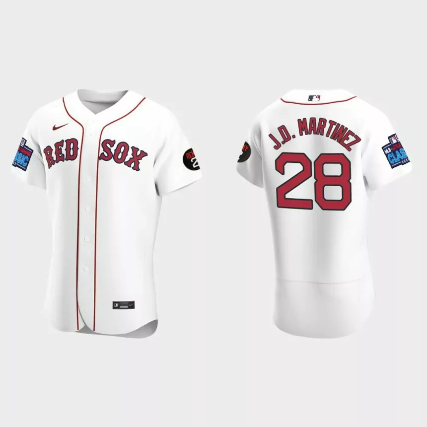 J.D. Martinez Boston Red Sox 2022 Little League Classic Authentic Jersey – White
