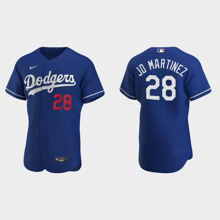 J.D. Martinez Los Angeles Dodgers Authentic Alternate Jersey – Royal