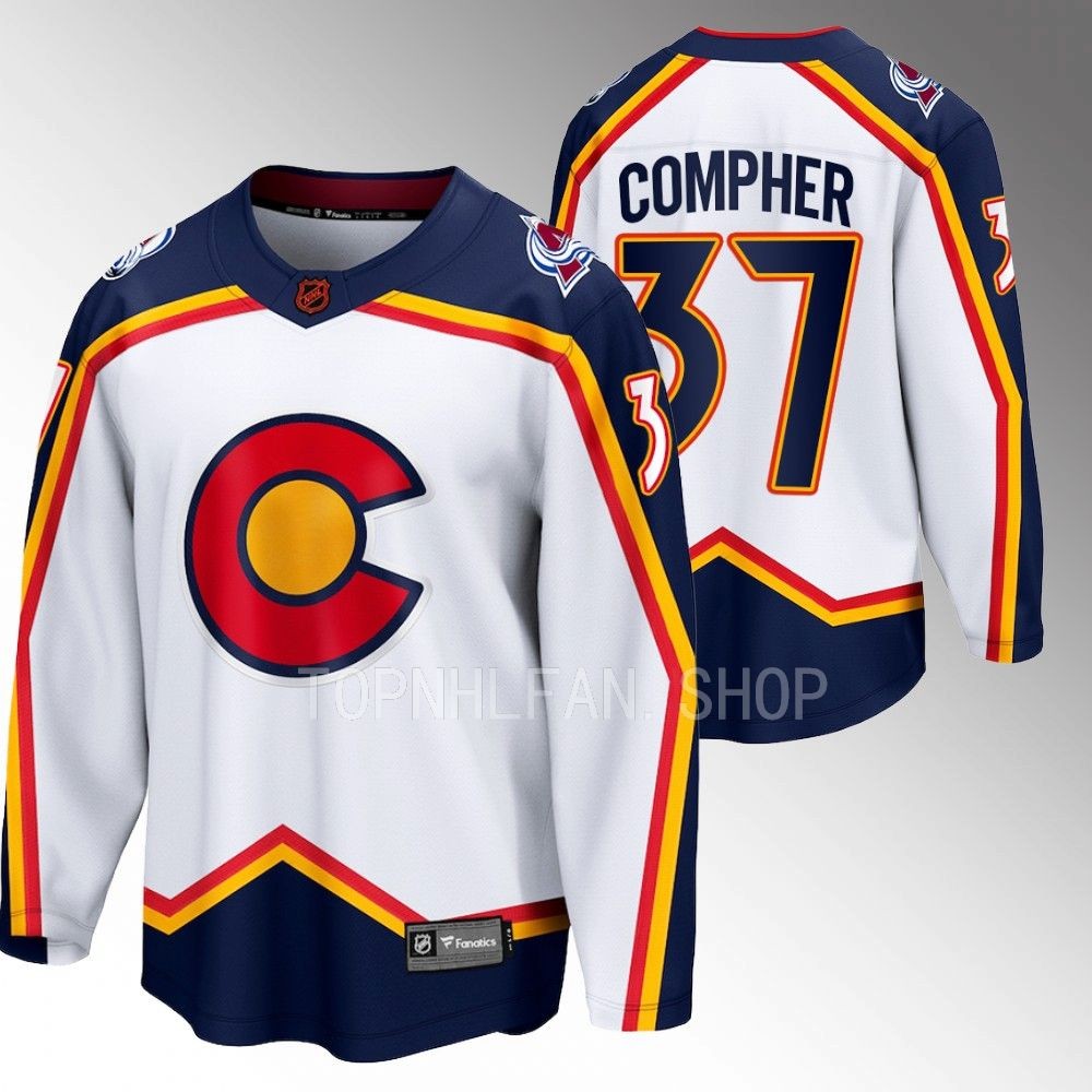 J.T. Compher Canucks Special Edition 2.0 White Jersey Breakaway
