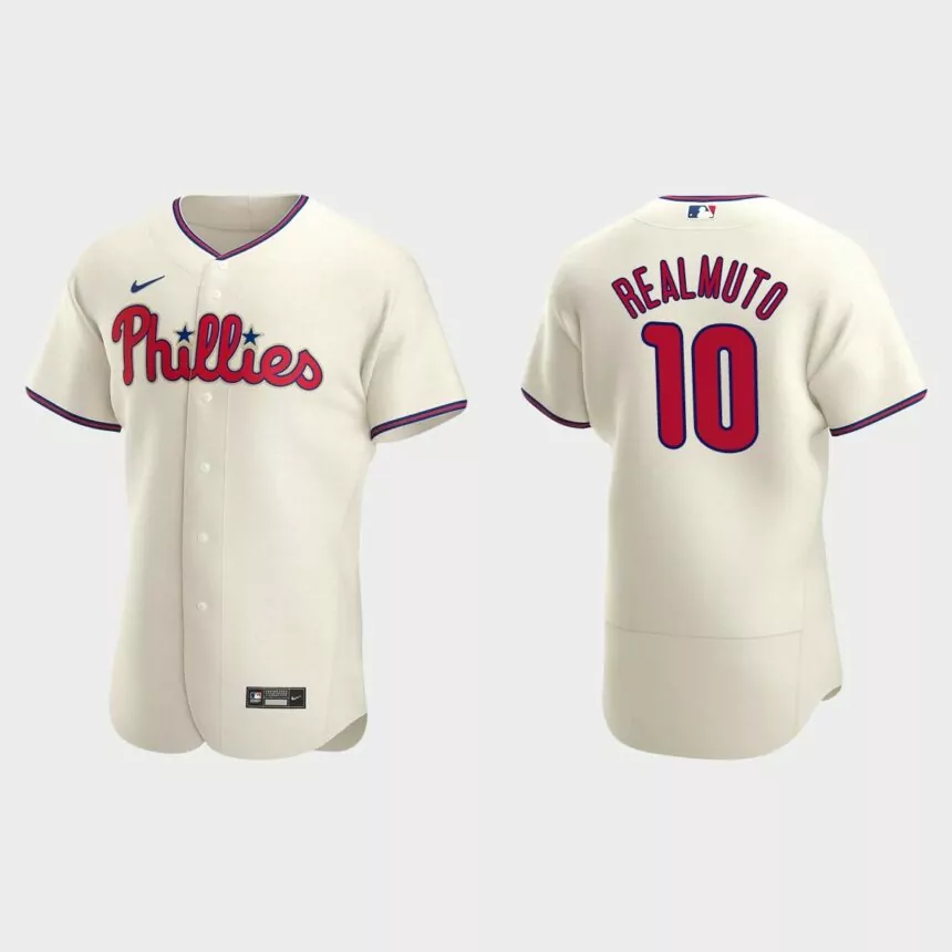 J.T. Realmuto #10 Philadelphia Phillies Authentic Alternate Jersey – Cream