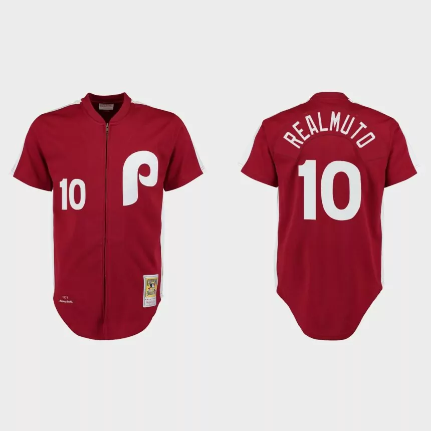 J.T. Realmuto Philadelphia Phillies 1979 Throwback Authentic Jersey – Maroon