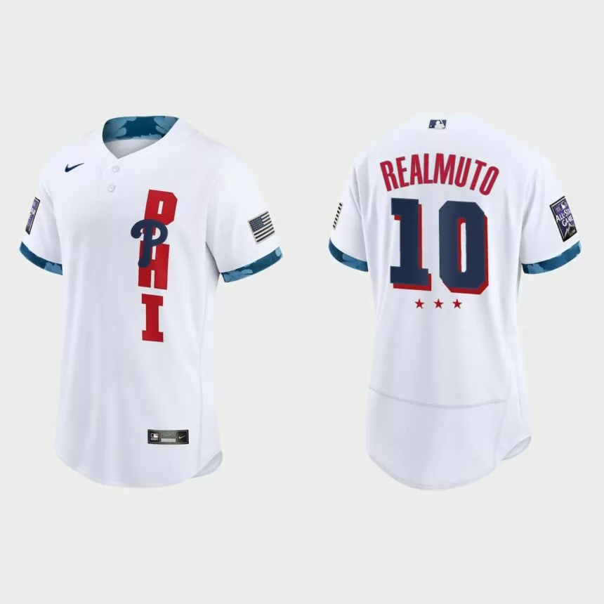 J.T. Realmuto Philadelphia Phillies 2021 MLB All-Star Game Authentic Jersey – White