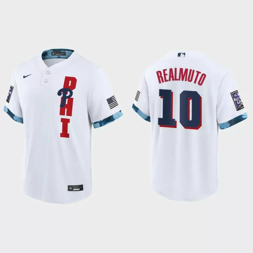 J.T. Realmuto Philadelphia Phillies 2021 MLB All-Star Game Replica Jersey – White