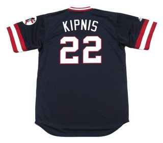 JASON KIPNIS Cleveland Indians 1970's Majestic Cooperstown Throwback Jersey