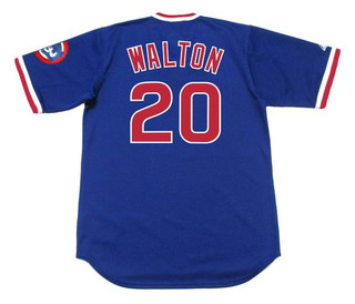 JEROME WALTON Chicago Cubs 1989 Majestic Cooperstown Throwback Baseball Jersey