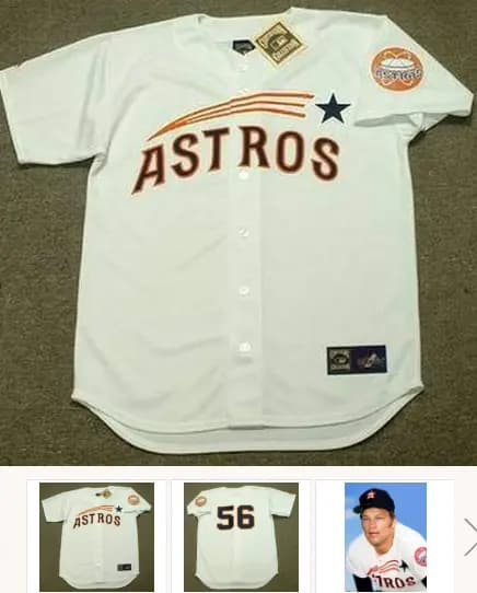 JIM BOUTON Houston Astros 1970 Majestic Throwback Home Baseball Jersey