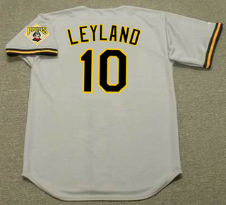 JIM LEYLAND Pittsburgh Pirates 1992 Majestic Throwback Away Baseball Jersey