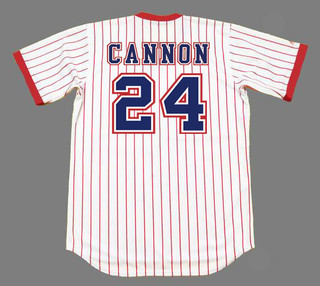 JIMMY  CANNON  WYNN Atlanta Braves 1976 Home Majestic Throwback Baseball Jersey