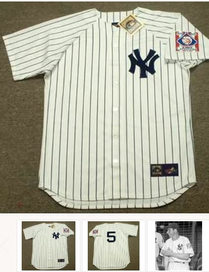 JOE DIMAGGIO New York Yankees 1939 Majestic Cooperstown Throwback Home Jersey