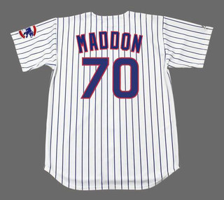 JOE MADDON Chicago Cubs 2016 Home Majestic Throwback Baseball Jersey