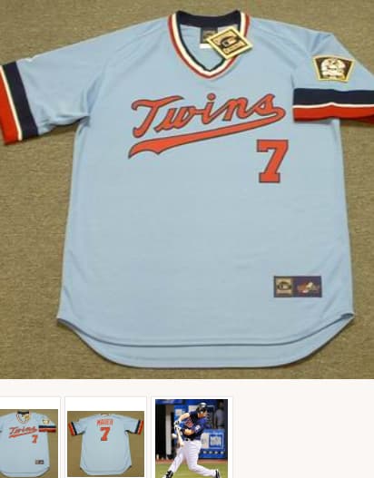 JOE MAUER Minnesota Twins 1980's Away Majestic Throwback Baseball Jersey